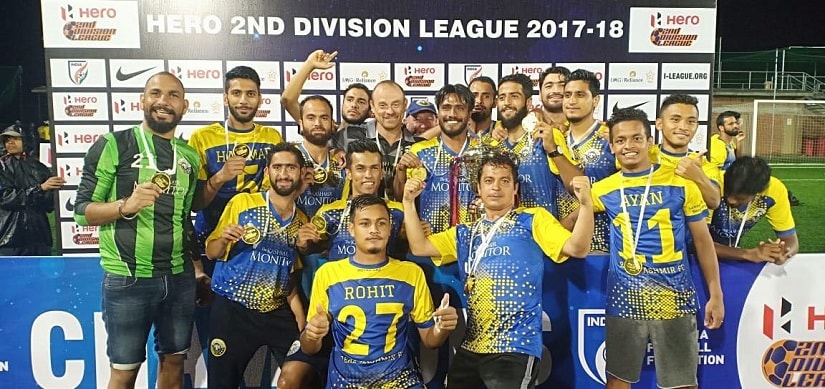 Real Kashmir FC is the only team from the state to play in the top tier of Indian league football. Image via Facbook/@RealKashmirFC